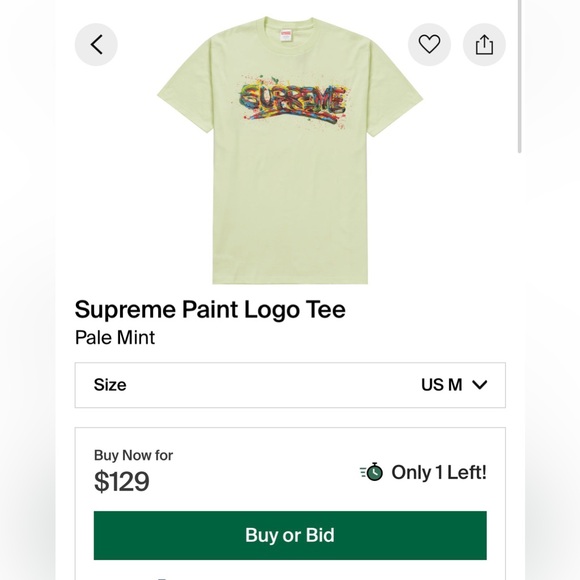 Supreme Paint Logo Tee - Picture 10 of 10